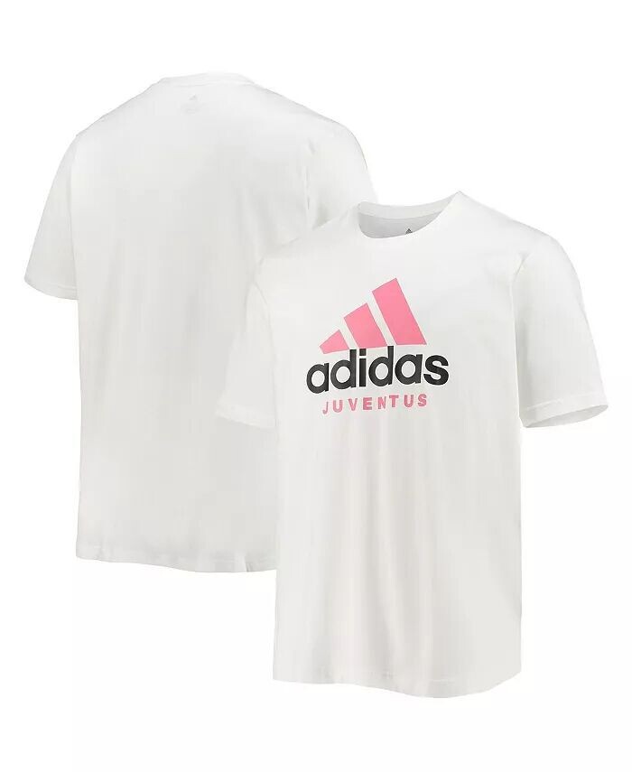 

Мужская белая футболка с рисунком Juventus DNA Adidas