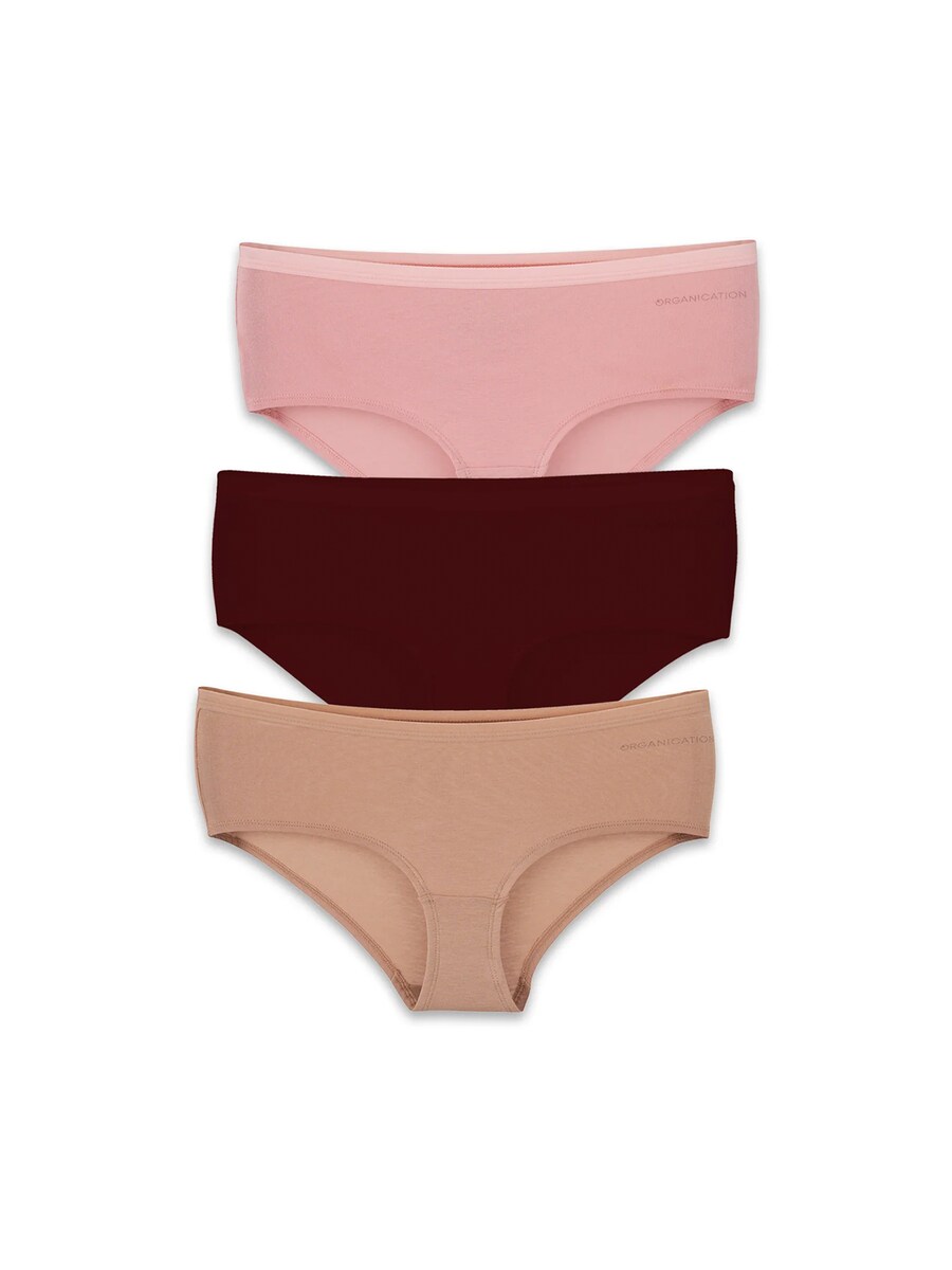 

Бой-шорты Organication, цвет Camel/Dusky pink/Bordeaux