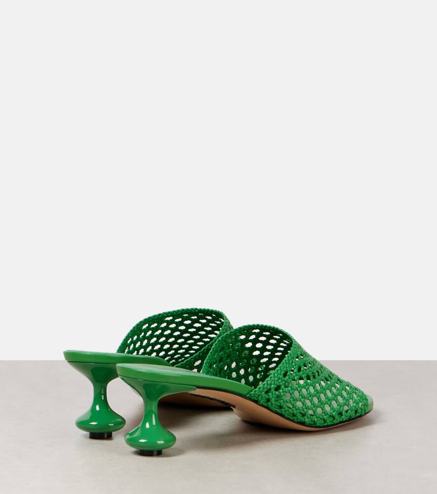 Повседневные мюли Paula's Ibiza Toy из кожи Loewe, Green — фото 2
