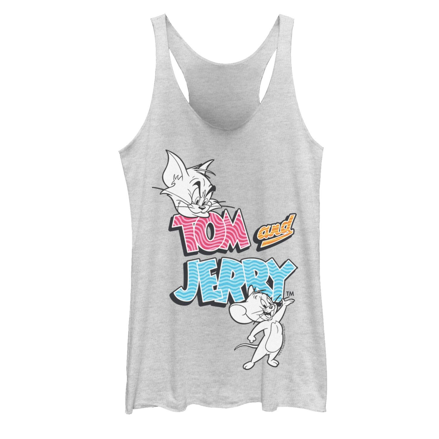 

Майка с логотипом Tom and Jerry Cat & Mouse для юниоров Licensed Character