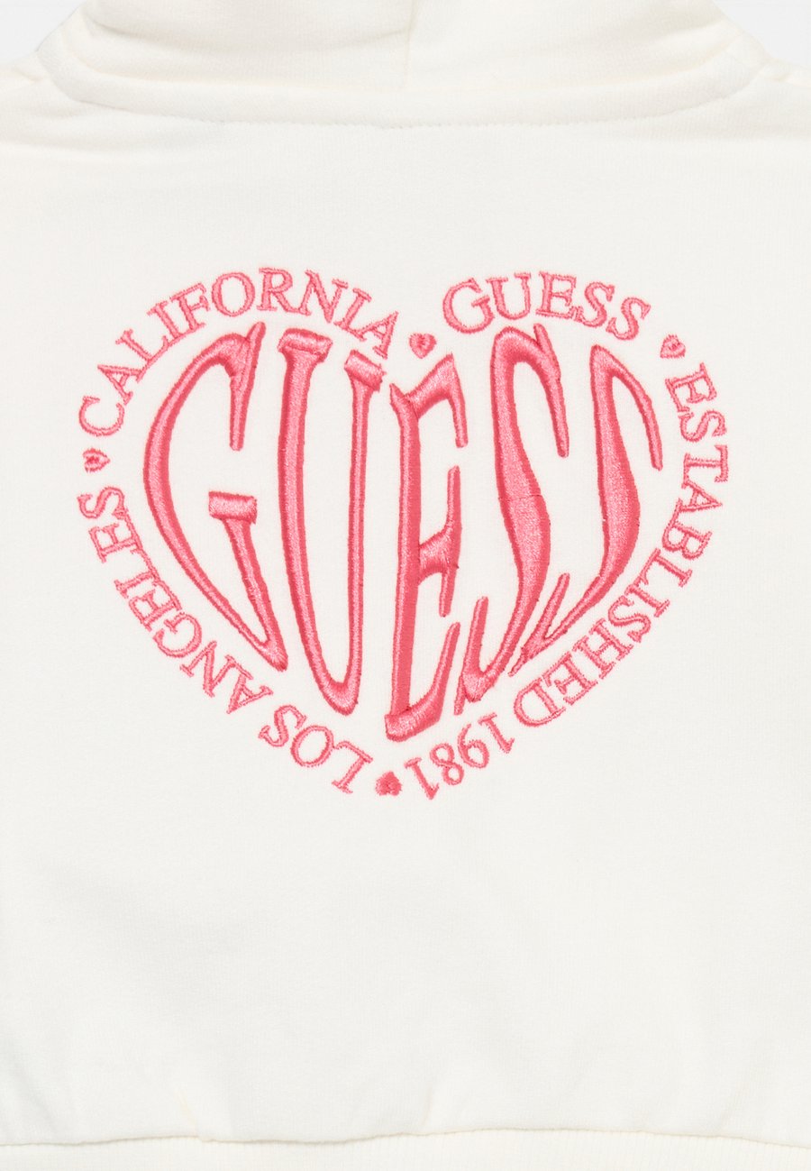 Толстовка Guess Zip-up sweatshirt, Cream White/Off-White — фото 3