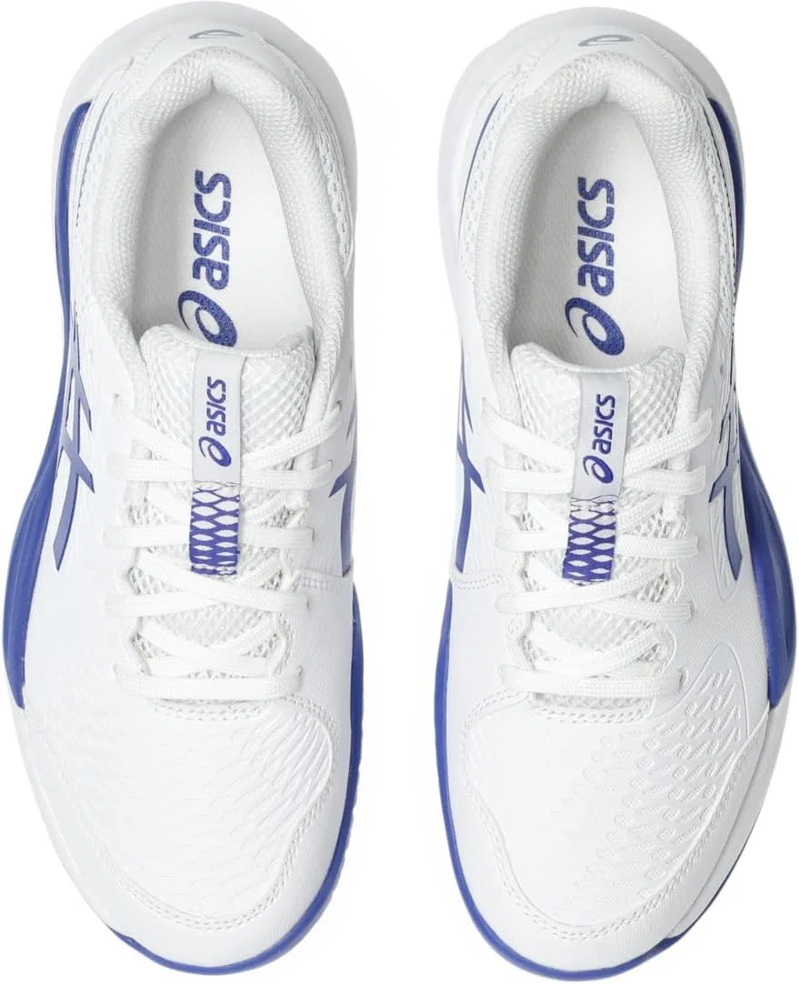 Кроссовки для тенниса ASICS Gel-Resolution X, для детей, белый/темный кобальт — фото 2