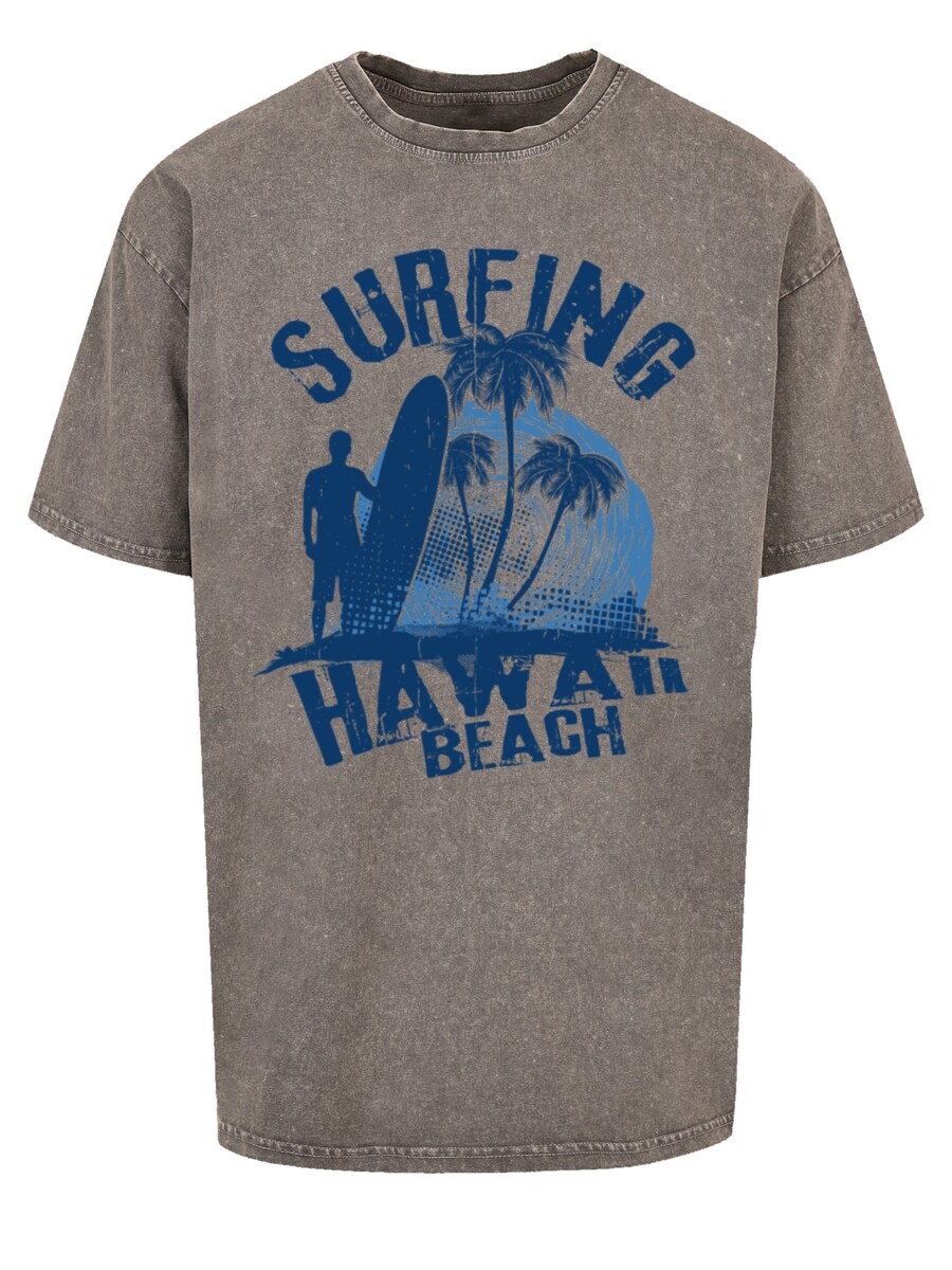 

Рубашка F4NT4STIC Hawaii Surf Beach Summer, цвет Muddy colored