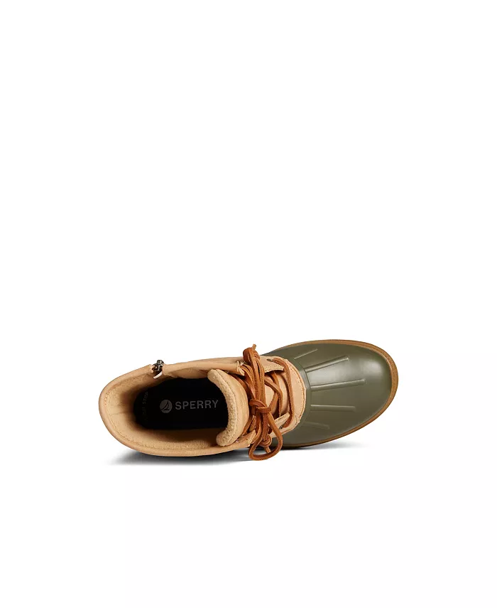 Женские ботинки Saltwater 2.0 с круглым носком Sperry, зеленый — фото 4