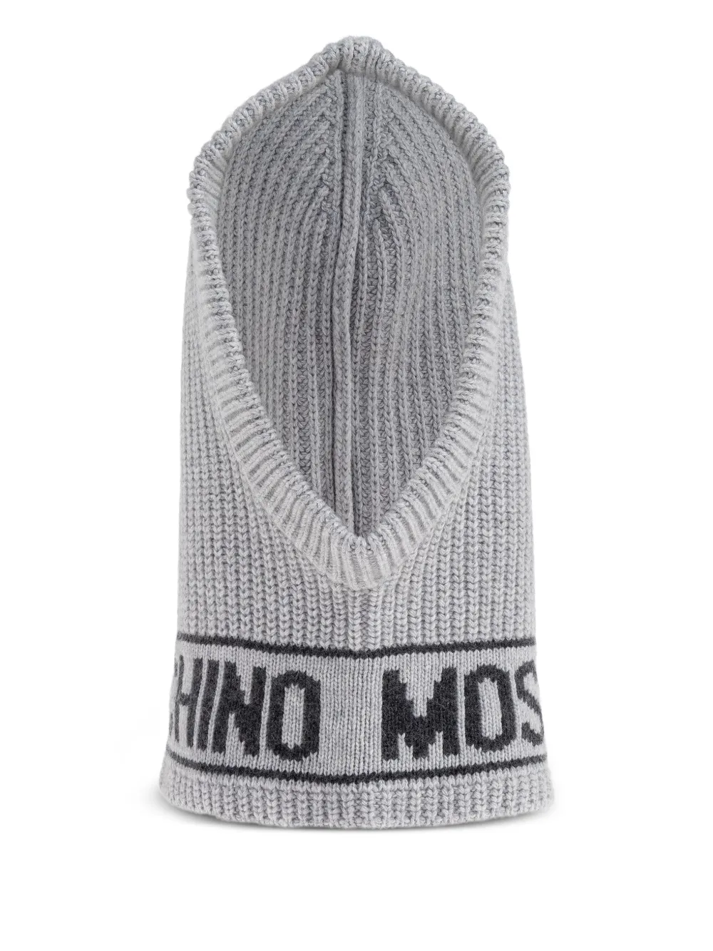 

Балаклава с логотипом Moschino, серый