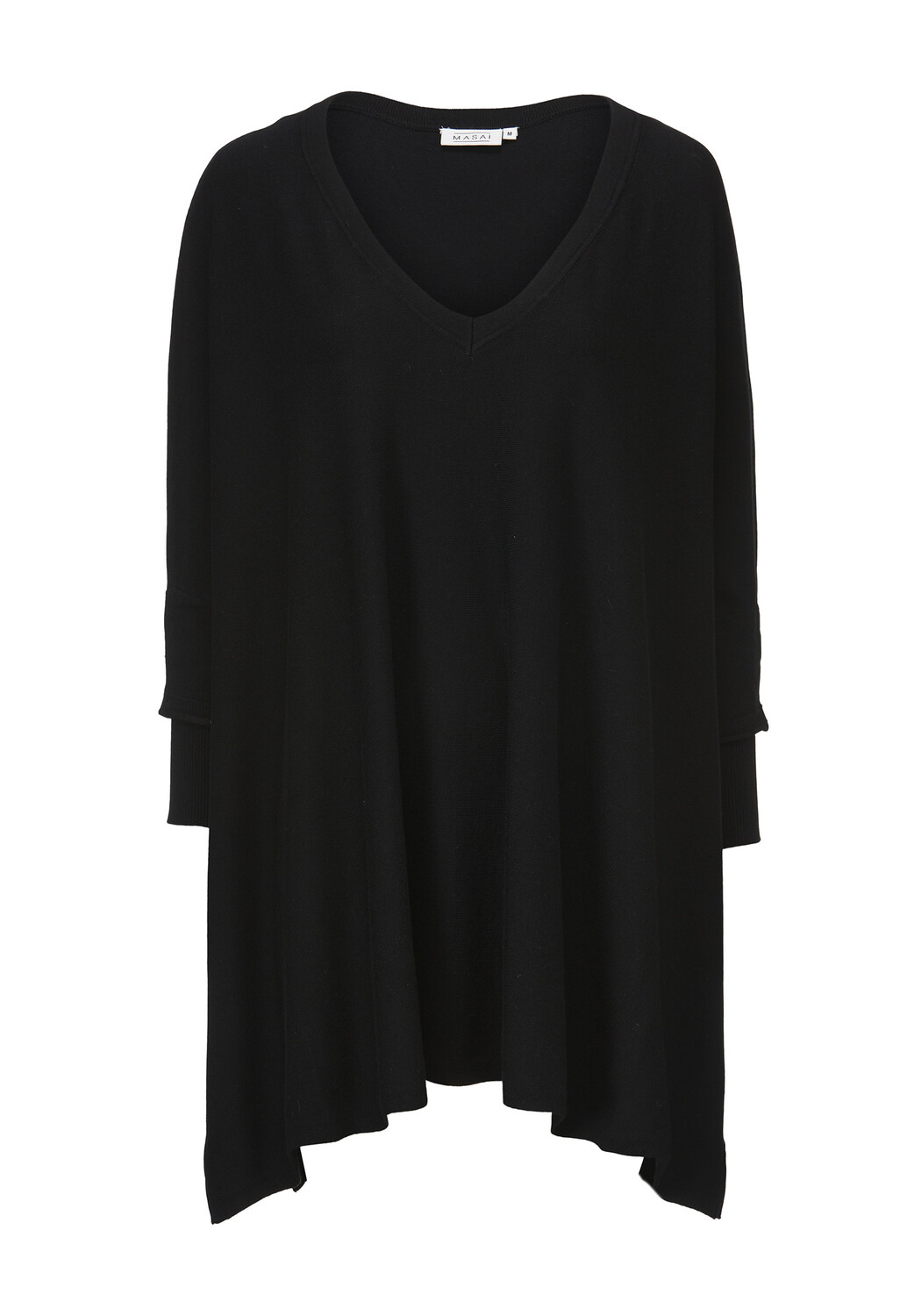 

Свитер MASAI Poncho MaFosna Oversize, черный