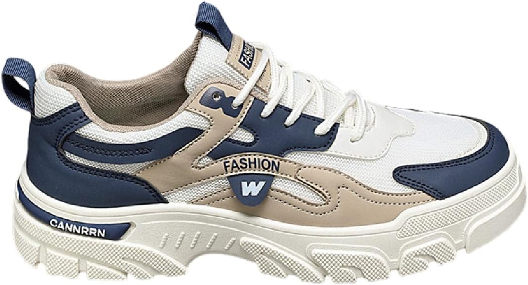 

Мужские кроссовки для ходьбы, спортивные кроссовки для прогулок и тренировок, повседневные, противоскользящие и износостойкие Lexamen, коричневый