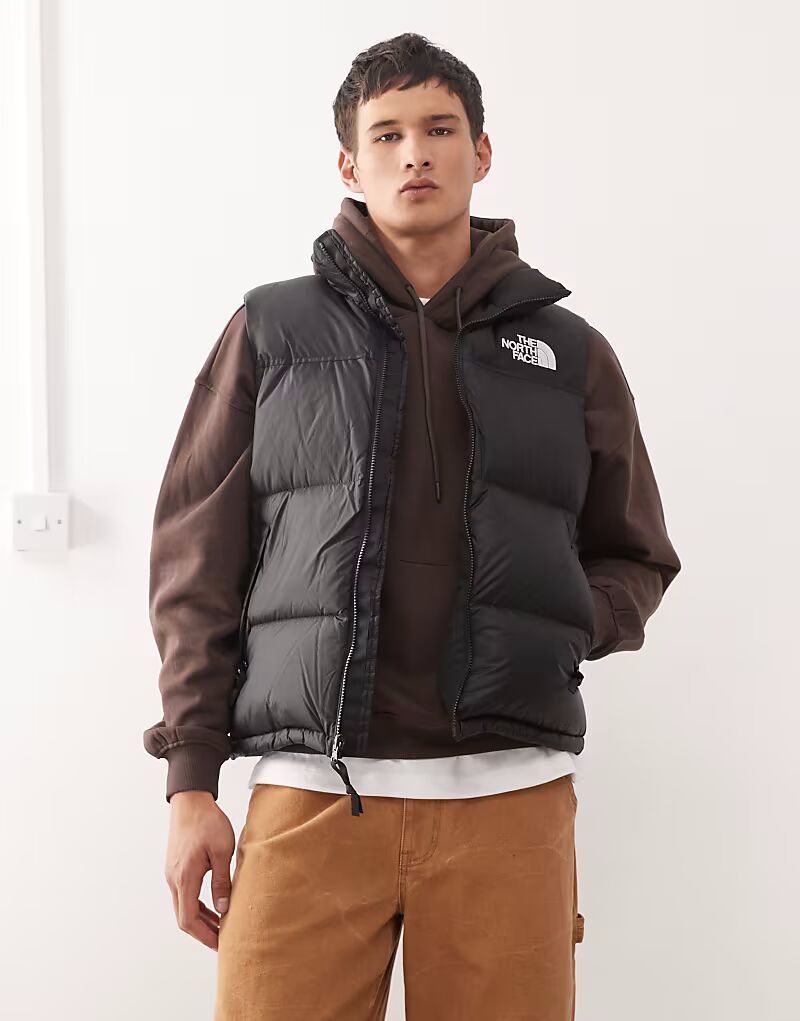 

Жилет-пуховик Retro Nuptse черного цвета The North Face