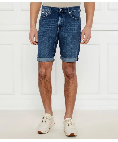 

Джинсовые шорты Slim fit Calvin Klein Jeans, синий