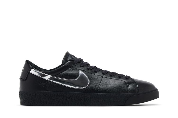 

Кроссовки Dancer Skateboards x Zoom Blazer Low SB 'Black Metallic Silver', черный