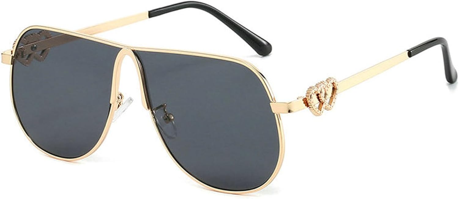 

Солнцезащитные очки Willochra в стиле ретро, ​​большие, цельные, для женщин и мужчин, винтажные, 70-е годы, металлическая оправа, очки-пилот с градиентным переходом, защита от ультрафиолета UV400, C1