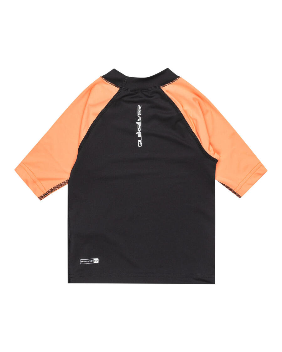 QUIKSILVER Футболка для серфинга с короткими рукавами и защитой от ультрафиолета UPF 50 на каждый день, разноцветная, для мальчиков — фото 2