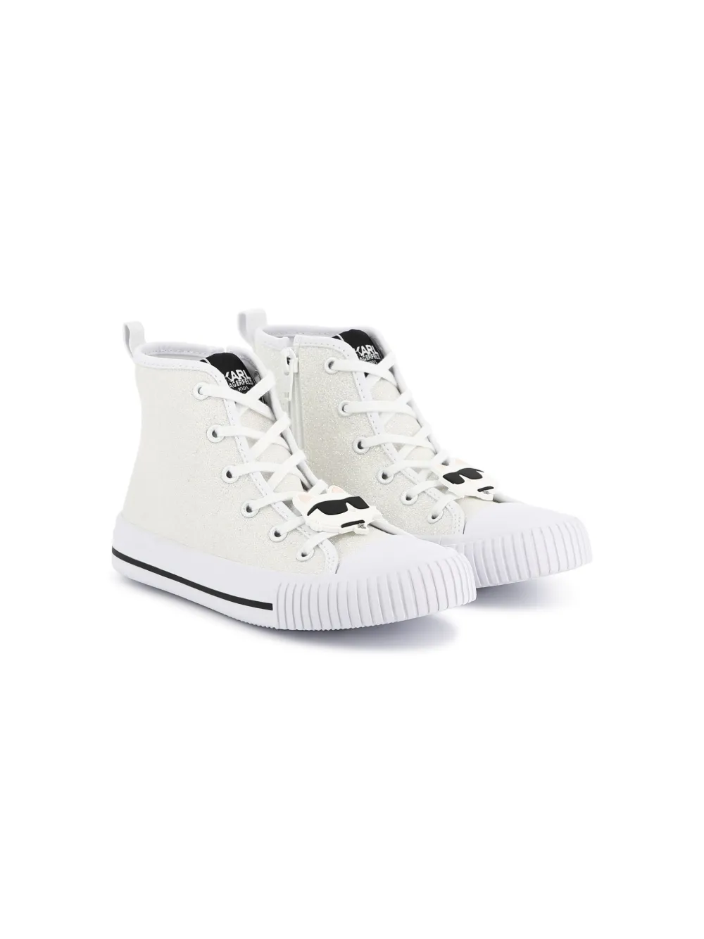 

Кроссовки с аппликацией Choupette KARL LAGERFELD KIDS, белый