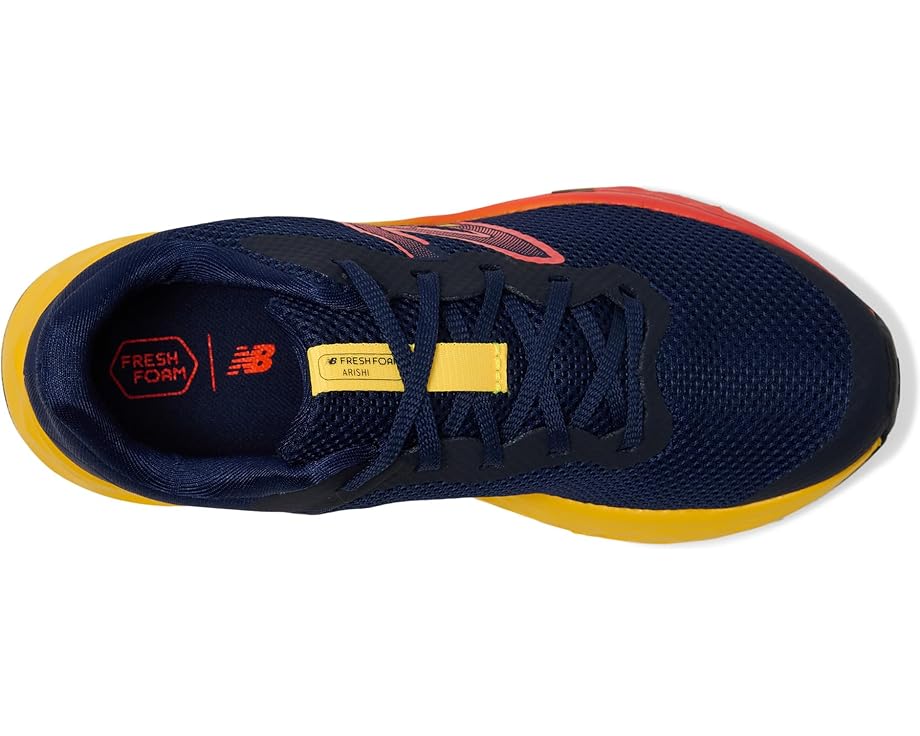Кроссовки New Balance Kids Fresh Foam Arishi v4, цвет Team Navy/Electric Red — фото 2