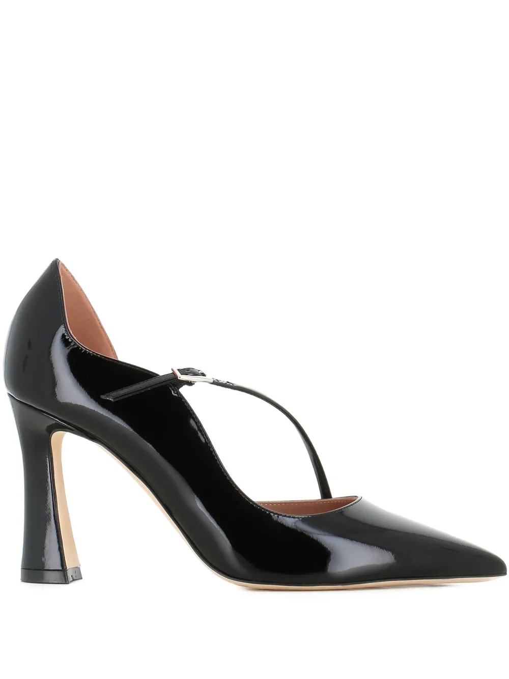 Лакированные туфли с ремешками Malone Souliers, черный