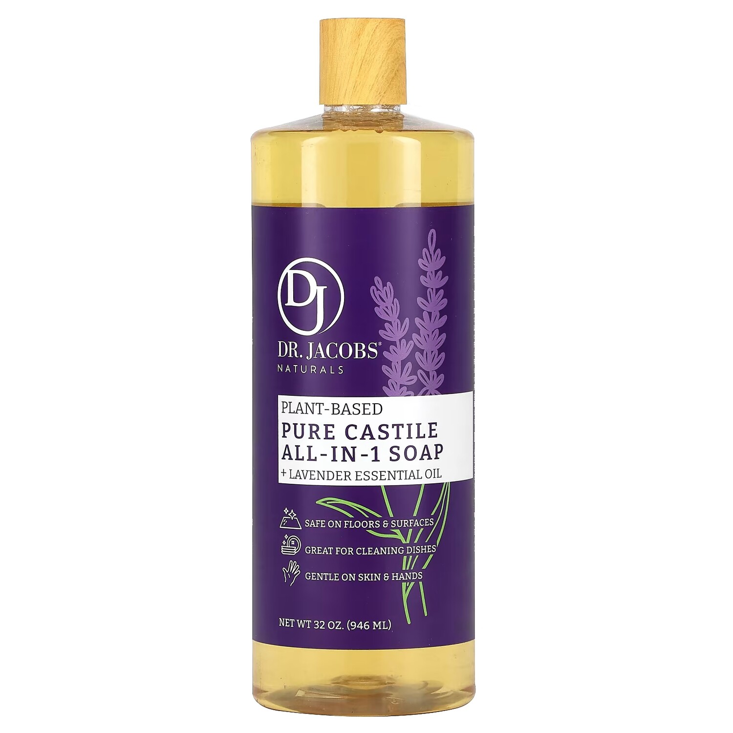 

Мыло Dr. Jacobs Naturals с эфирным маслом лаванды, 946 мл