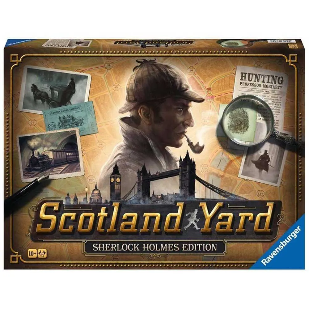 

Детская настольная игра Ravensburger Scotland Yard Sherlock Holmes Edition, коричневый