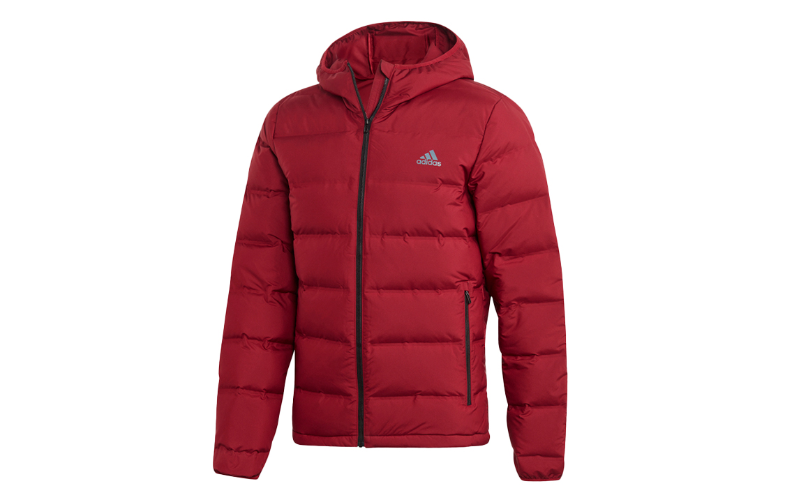 

Adidas Гелиониевая пуховая куртка мужская, Campus Burgundy