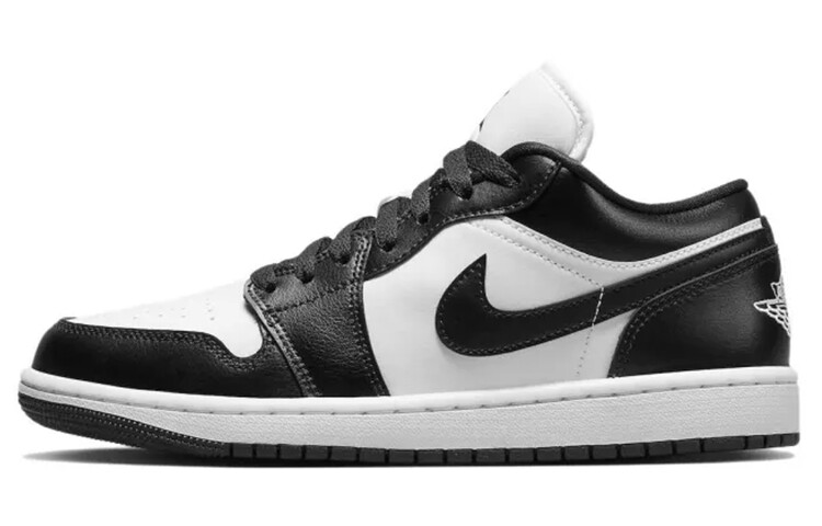 Кроссовки Air Jordan 1 Vintage Basketball Shoes Women's Low-top Black/white/orange, черный — фото 3