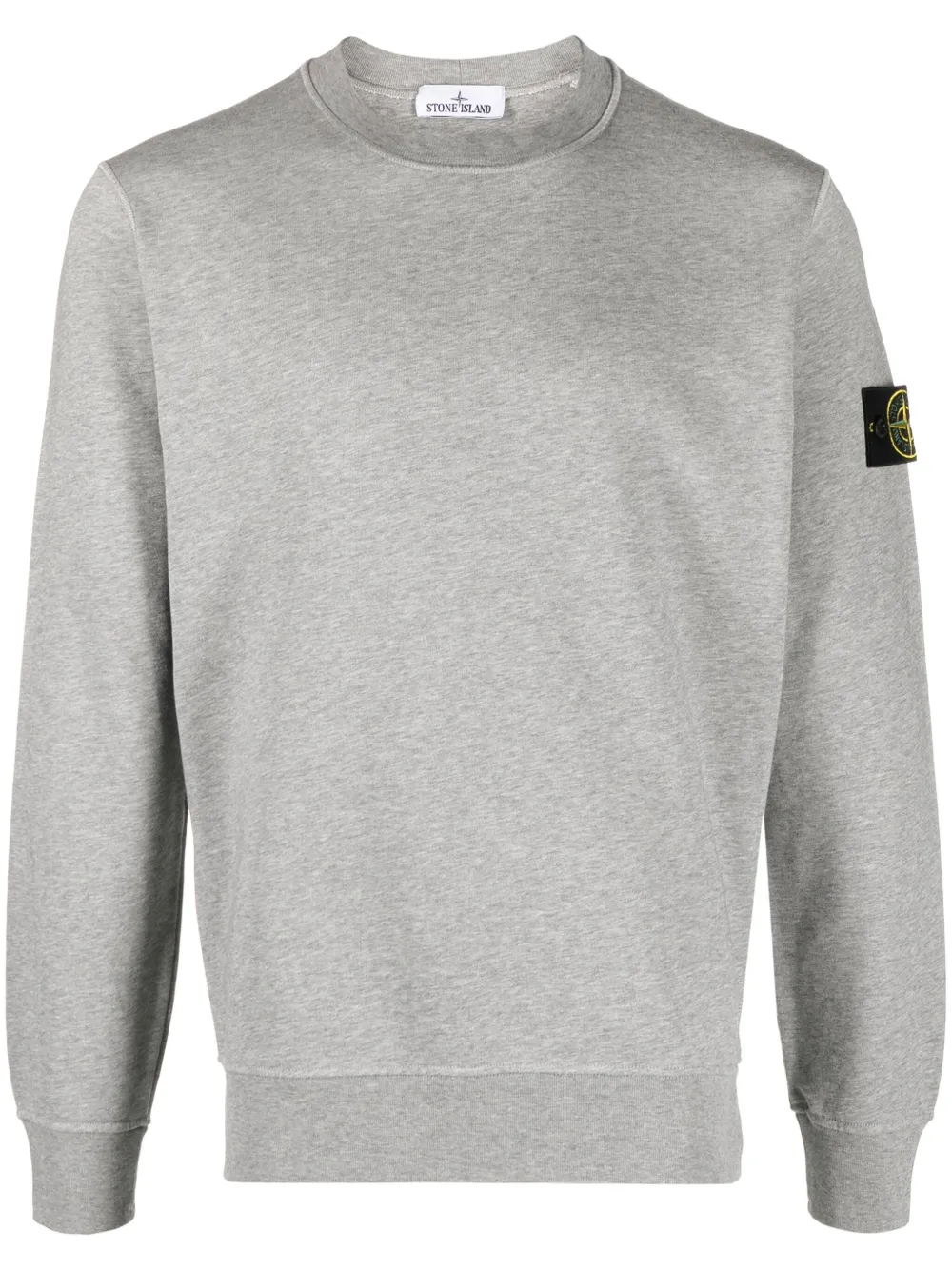 

Толстовка с нашивкой Compass Stone Island, серый