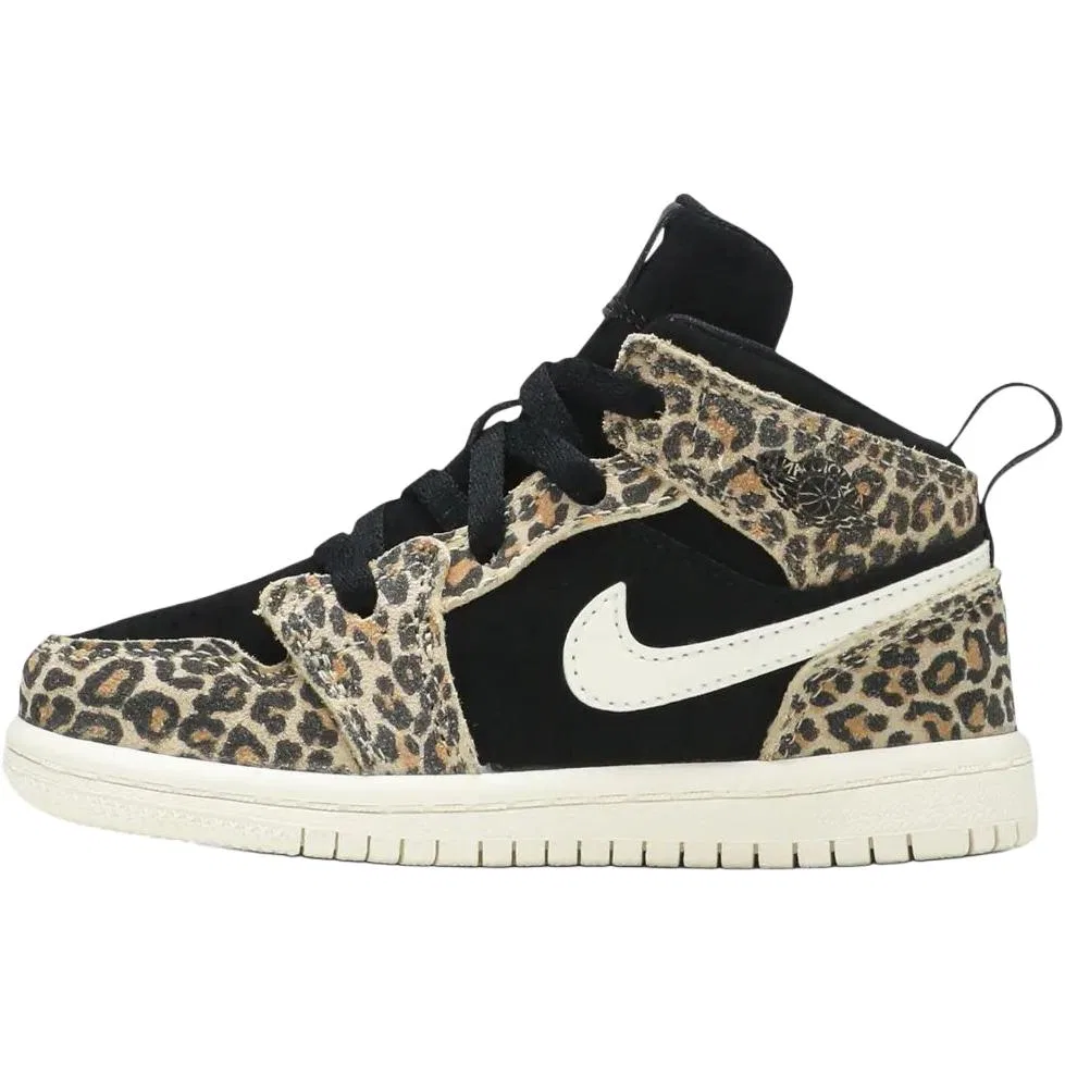 Кроссовки для малышей Air Jordan 1 Mid Toddler Black Jordan