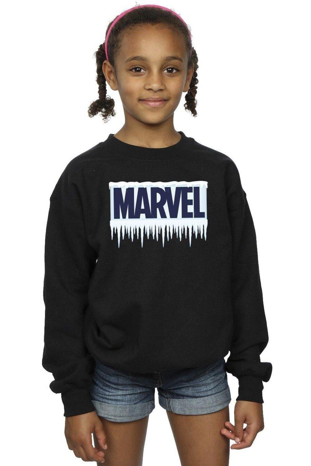

Толстовка с логотипом Icicle Marvel, черный