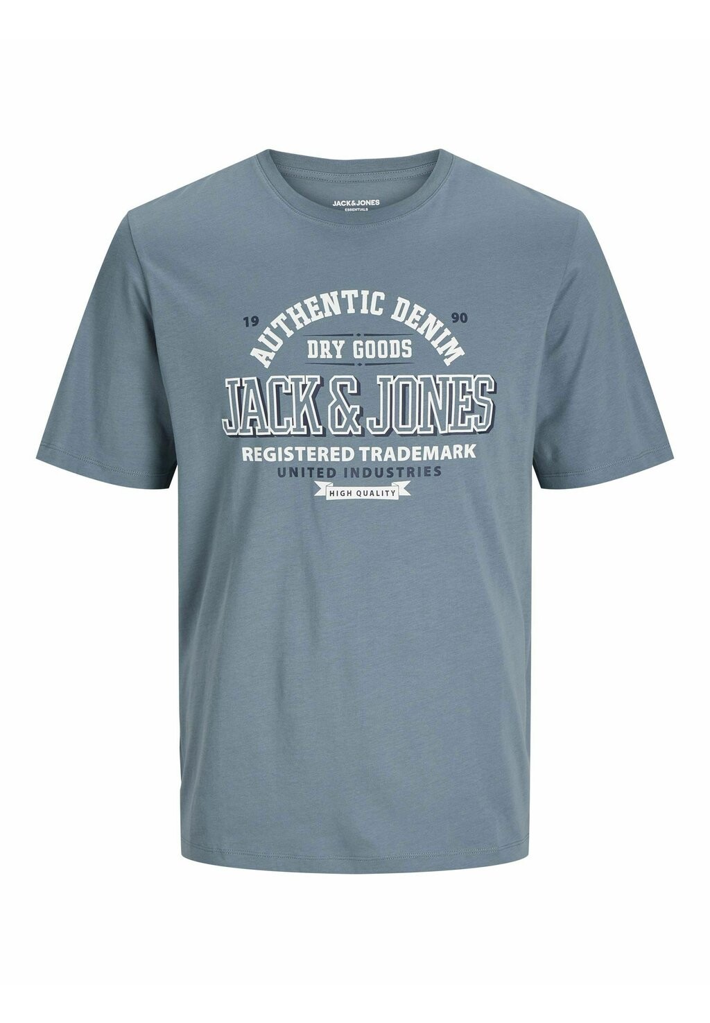 

Футболка с принтом LOGO RUNDHALS Jack & Jones, синий