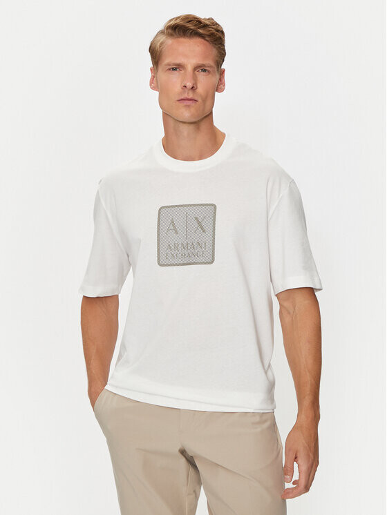 

Футболка стандартного кроя Armani Exchange, белый
