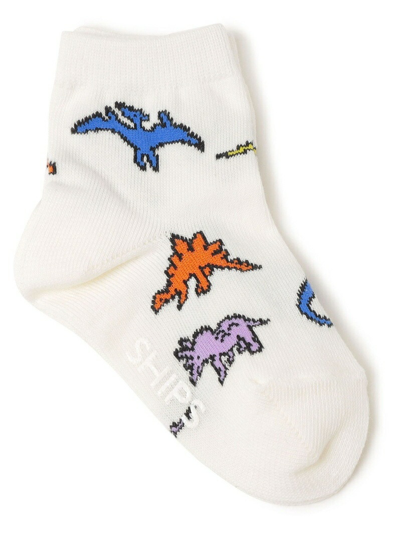 Детские носки с динозаврами SHIPS SHIPS KIDS, Off white