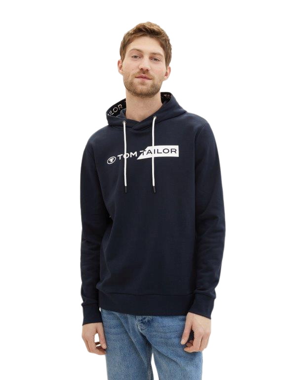 

Толстовка Tom Tailor PRINTED HOODIE, синий