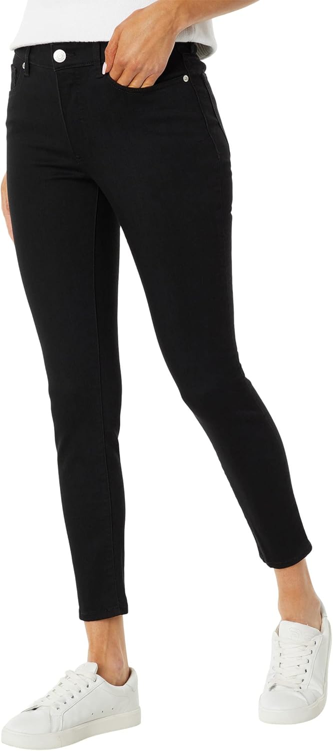 

Женские джинсы Tommy Hilfiger Straight-Leg со средней посадкой, Black 01