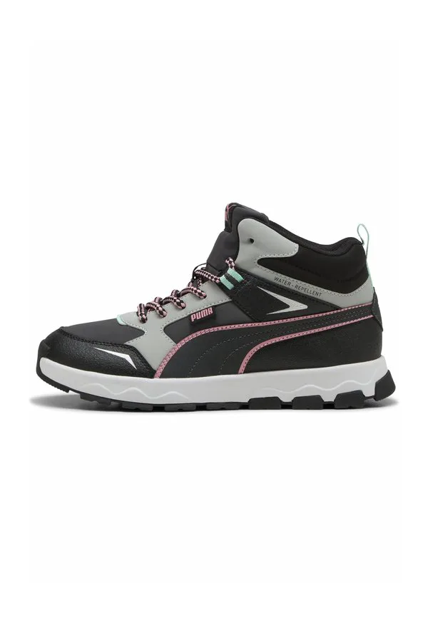Горные кроссовки evolve trail junior Puma, Dusky Gray-Pinkscape- Black