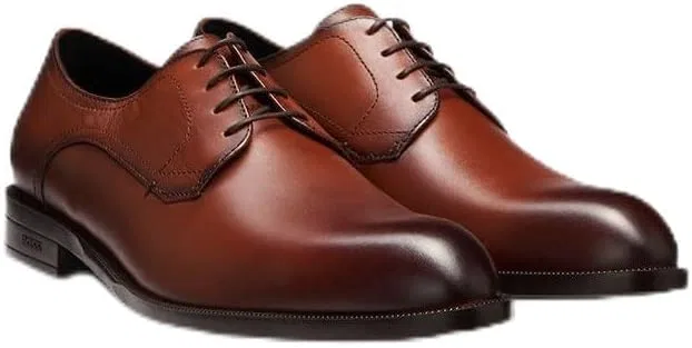 Туфли BOSS Men's Tayil_derb_bunlDerby, Medium Brown