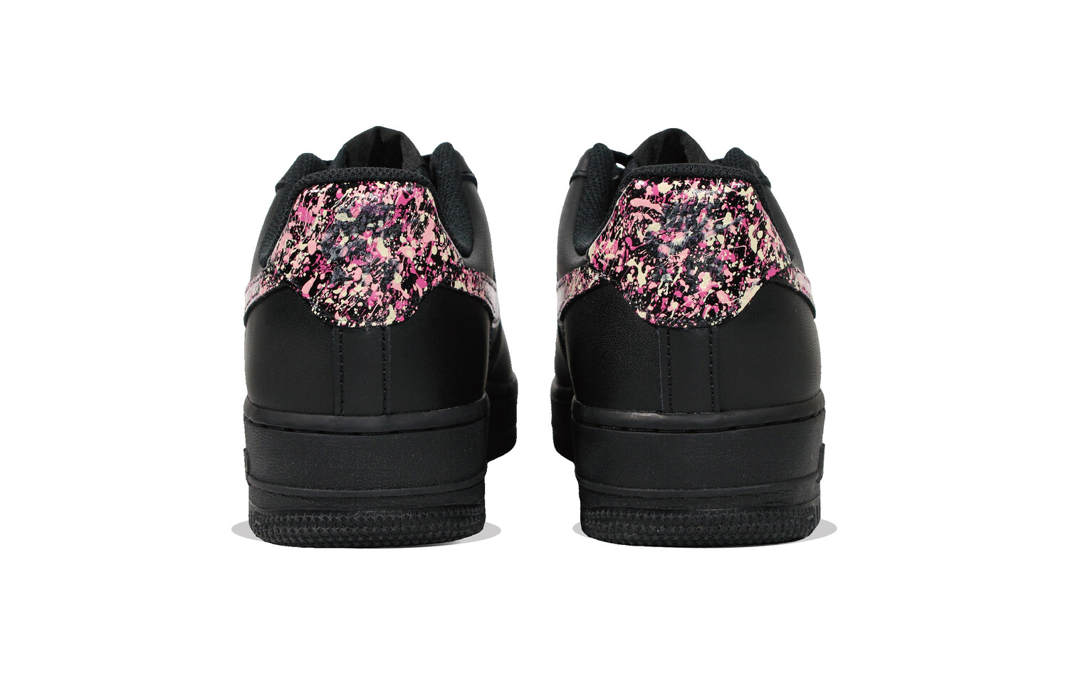 

Обувь для скейтбординга Nike Air Force 1 унисекс, Black powder splashes ink