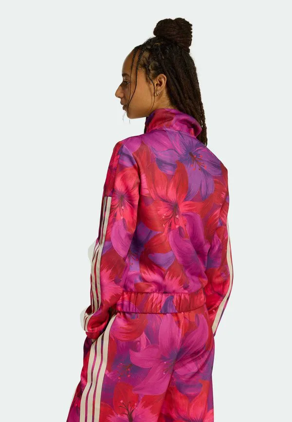 Тренировочная куртка farm tiro Adidas Sportswear, Bahia Magenta/Active Maroon/Crystal Linen — фото 2