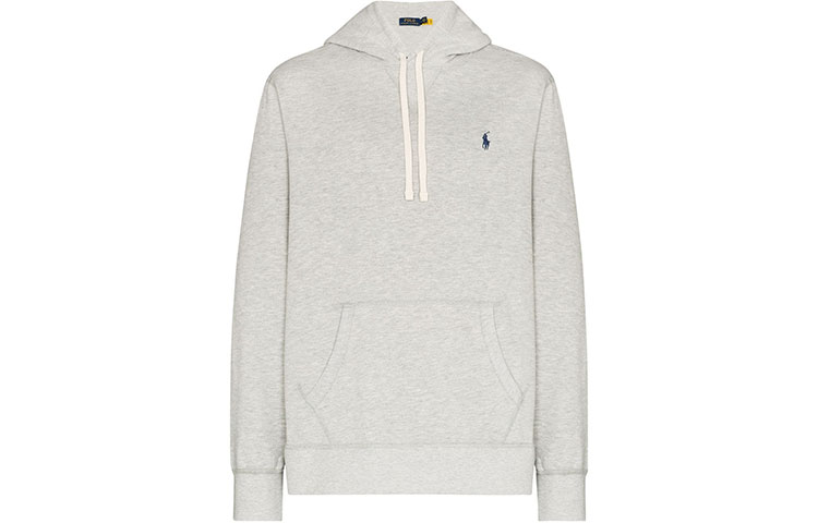 Флисовая толстовка с капюшоном Rl Polo Ralph Lauren, серый — фото 3