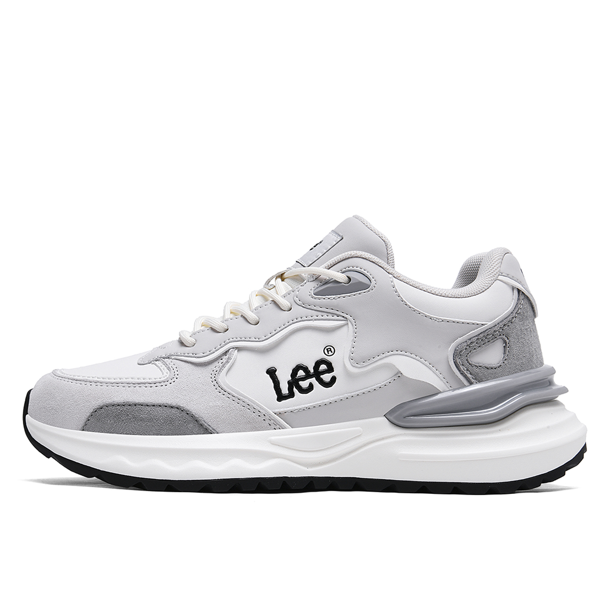 

Классические модные спортивные, универсальные легкие низкие повседневные кроссовки men's Lee, серый