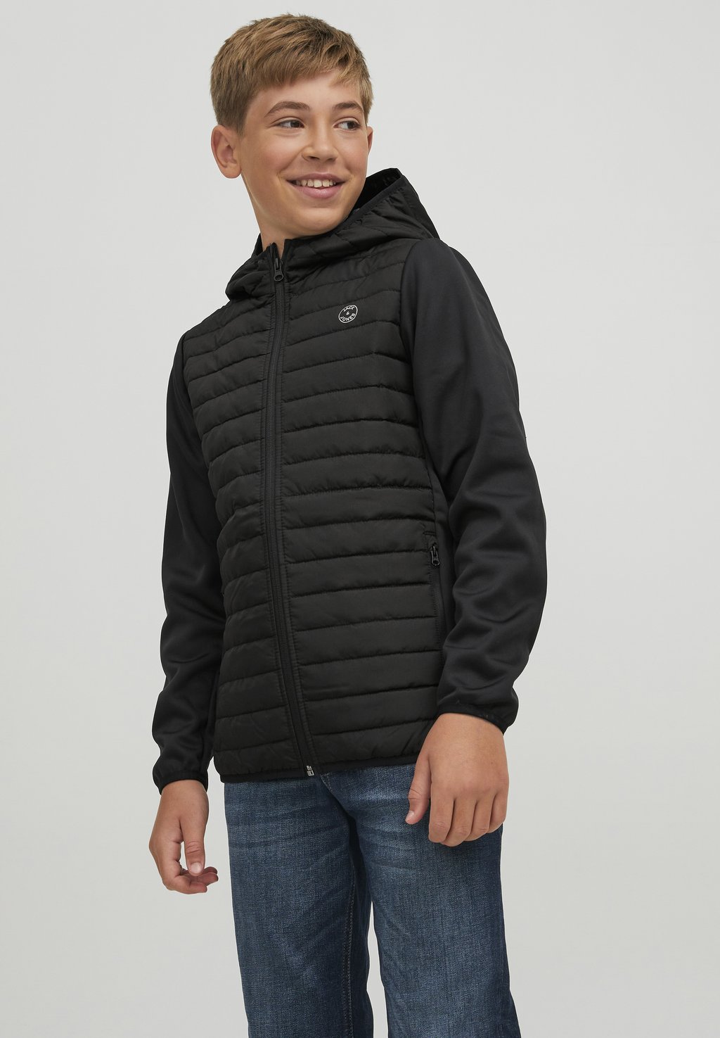 

Легкая куртка JJEMULTI QUILTED JACKET Jack & Jones Junior, цвет black