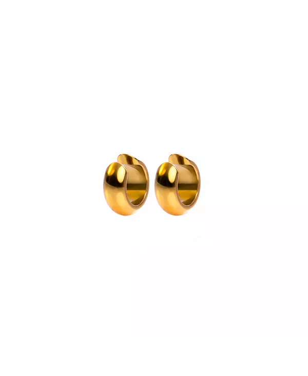 

Серьги-Каффы в форме тоста Tseatjewelry, gold