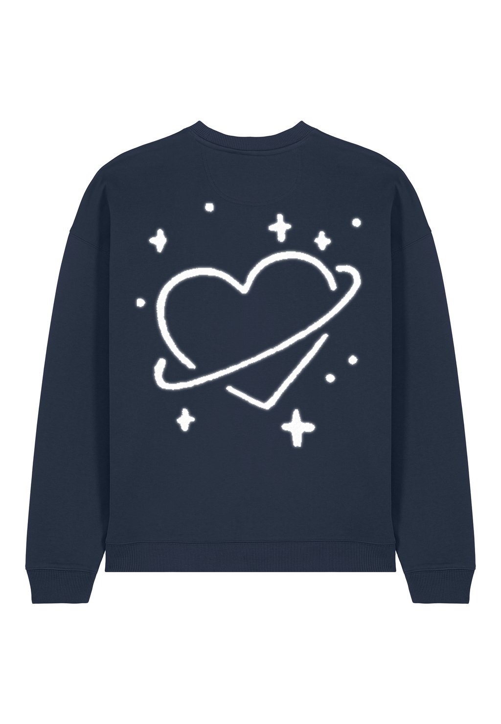 

Толстовка SATURN BACK PRINT UNISEX HEAVYWEIGHT Mira Paris, темно-синий