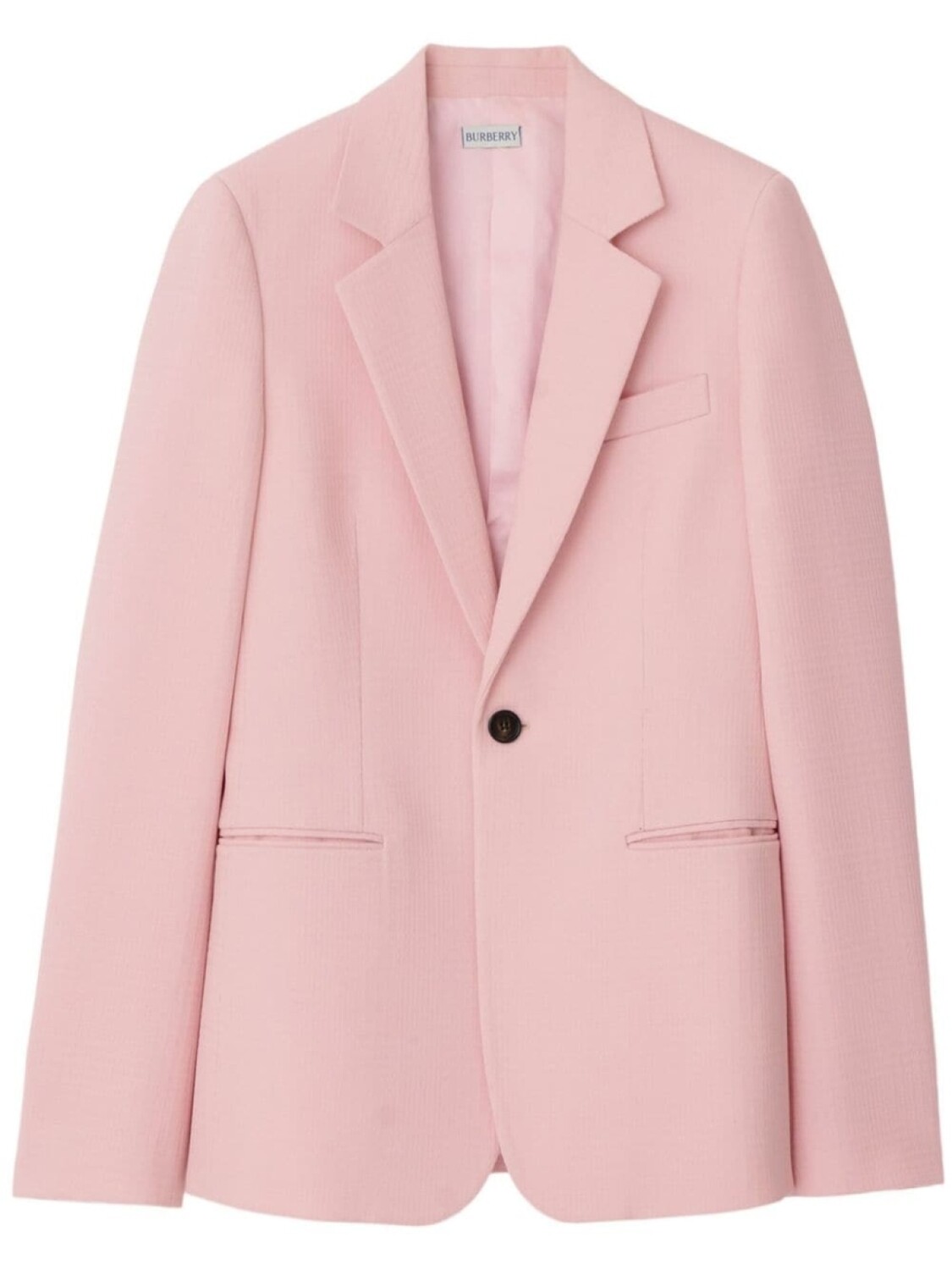 

Burberry шерстяной блейзер, розовый