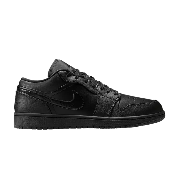 

Кроссовки Air Jordan Air Jordan 1 Low 'Triple Black', черный