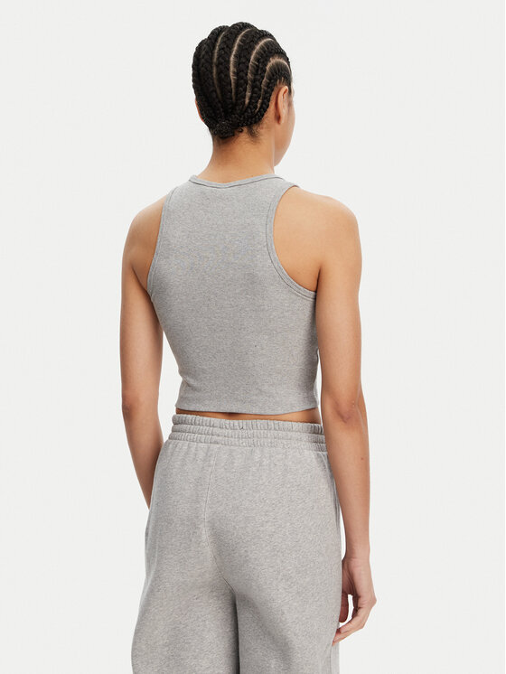 Топ облегающего кроя Essentials IY9649 Adidas, серый — фото 3