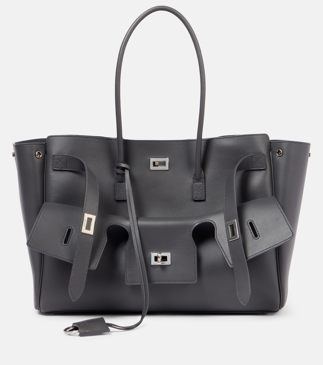 

Сумка Bel Air Medium из кожи Balenciaga, серый