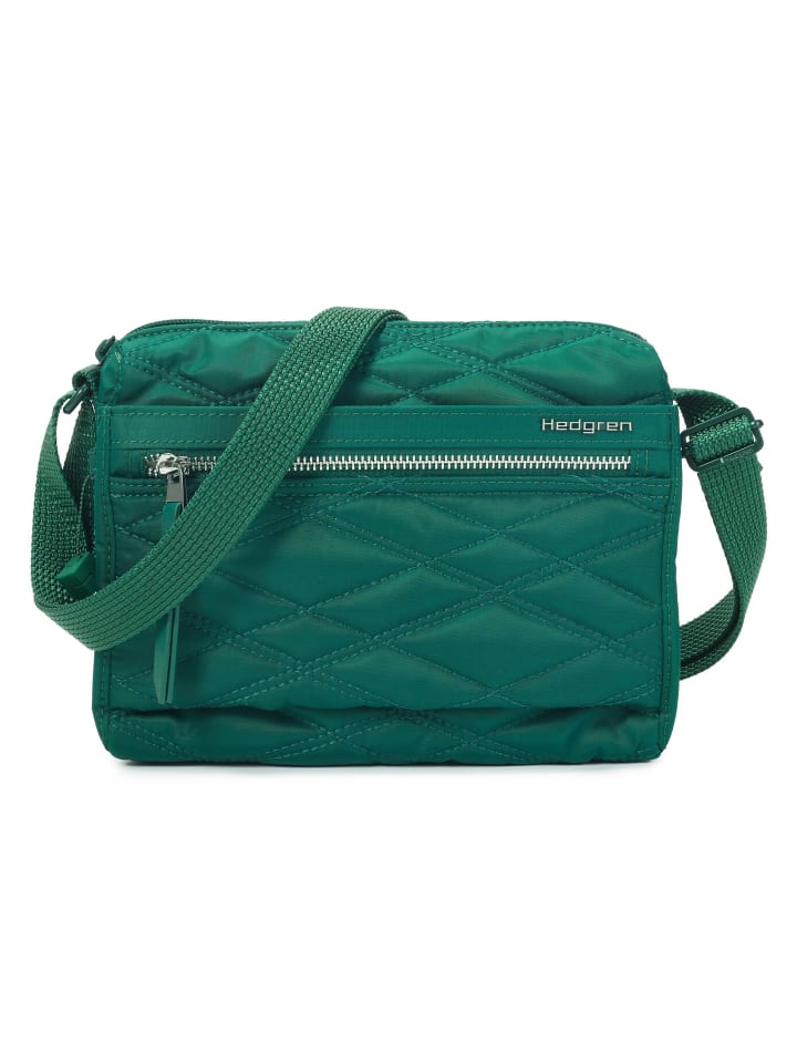 

Сумка через плечо Hedgren RFID 22 cm, цвет new quilt varsity green