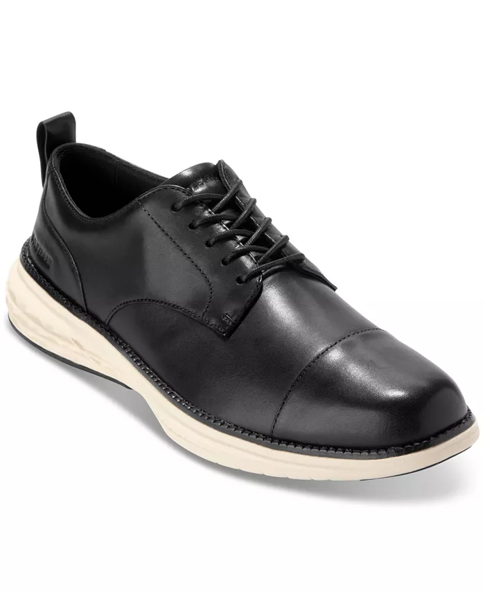 

Мужские классические оксфорды Grand Hurrion с закрытой шнуровкой Cole Haan, черный
