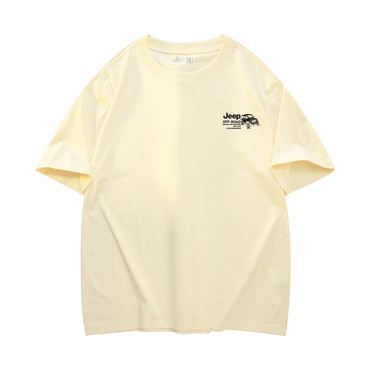 

Футболка в стиле лошади на пастбище Unisex Jeep, желтый