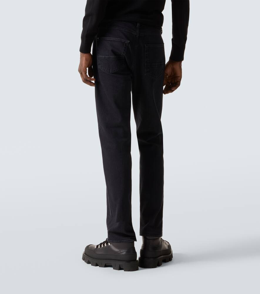 Средневысокие узкие джинсы Stone Island, Black — фото 4