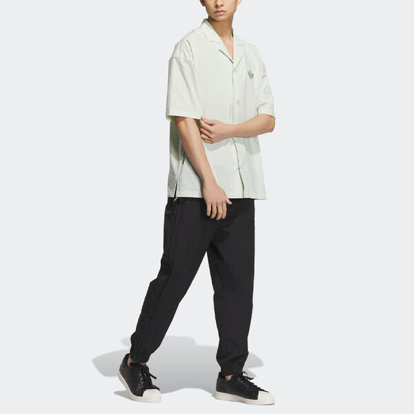 Рубашка оригиналы рубашка с коротким рукавом Adidas, зеленый — фото 4