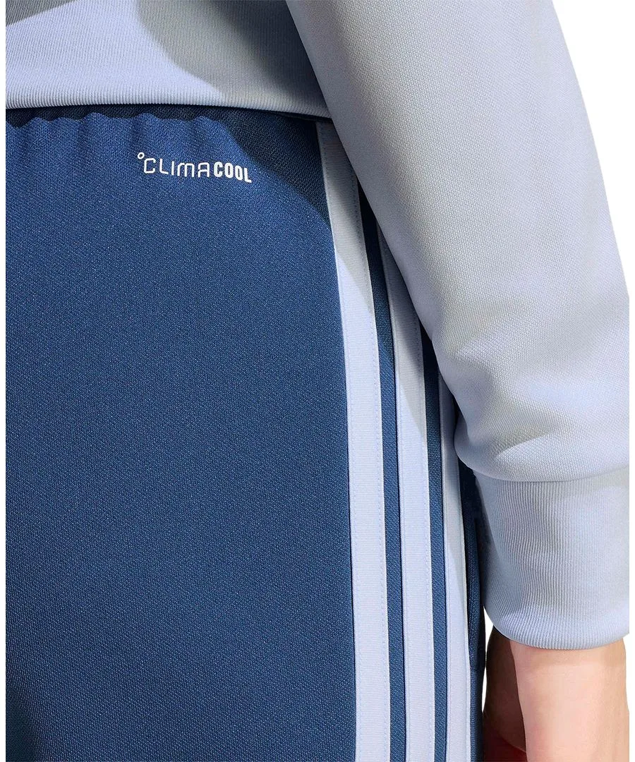Женский тренировочный спортивный костюм, брюки стандартного кроя Adidas, night marine/aero синий — фото 4